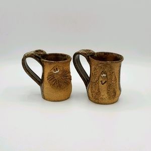Vintage handmade mugs